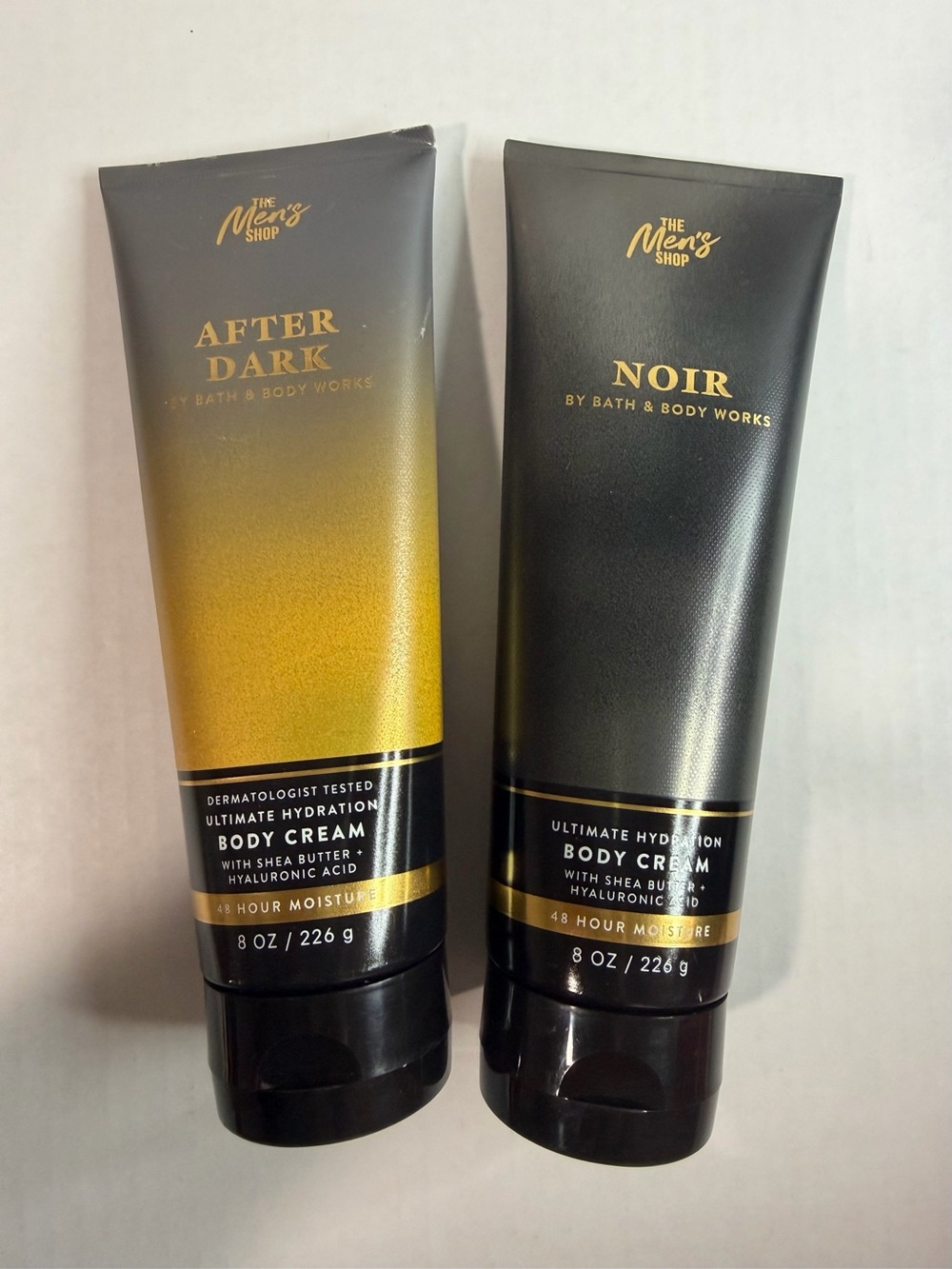 Bath & Body Works Men's After Dark & Noir Body Creams - Black, Gold